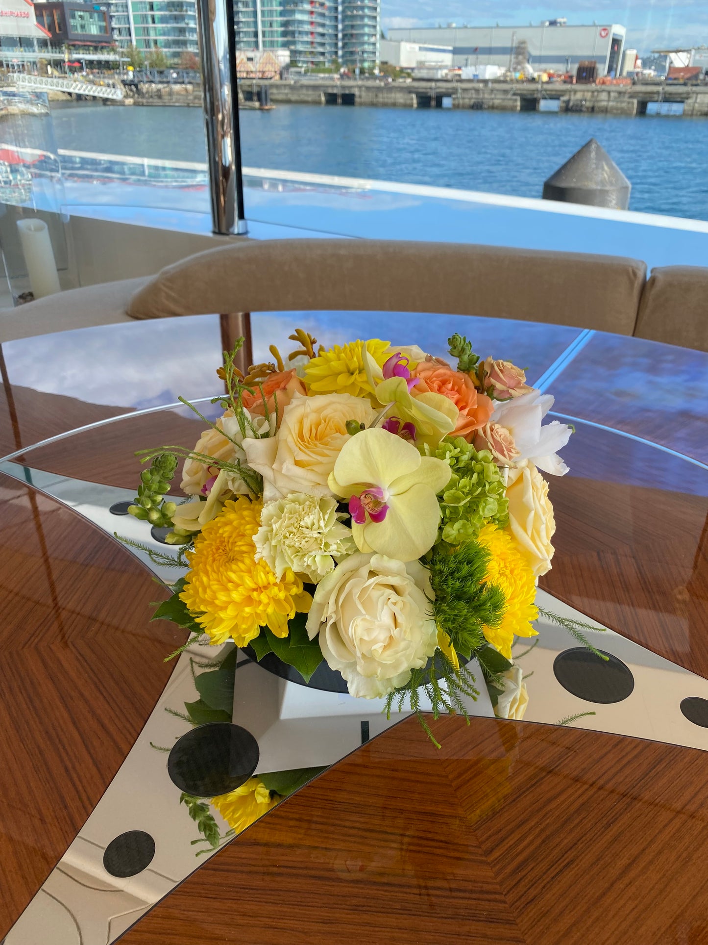 Amber Glow Arrangement