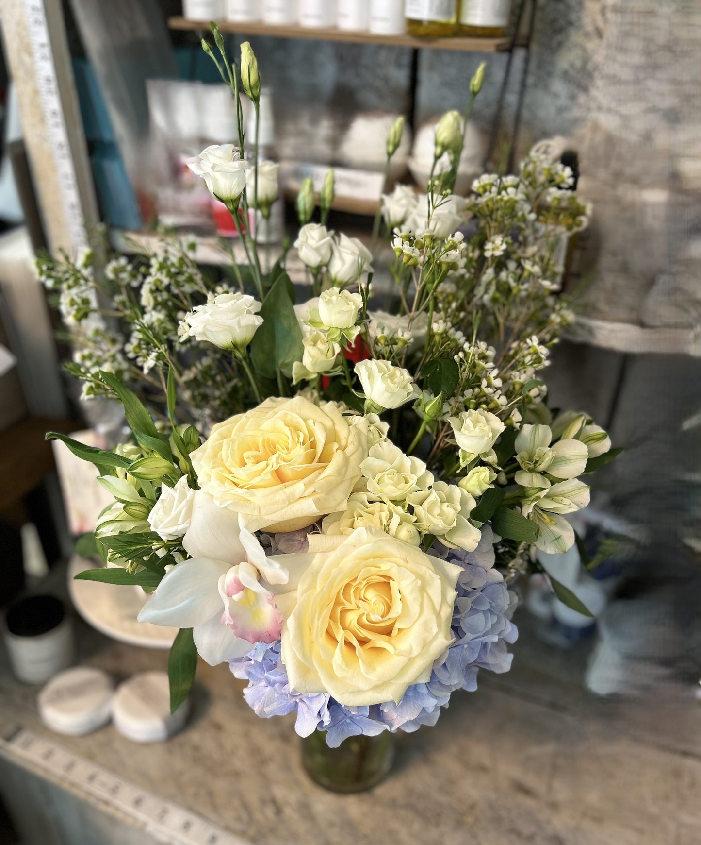 Soft Symphony Vase Arrangement