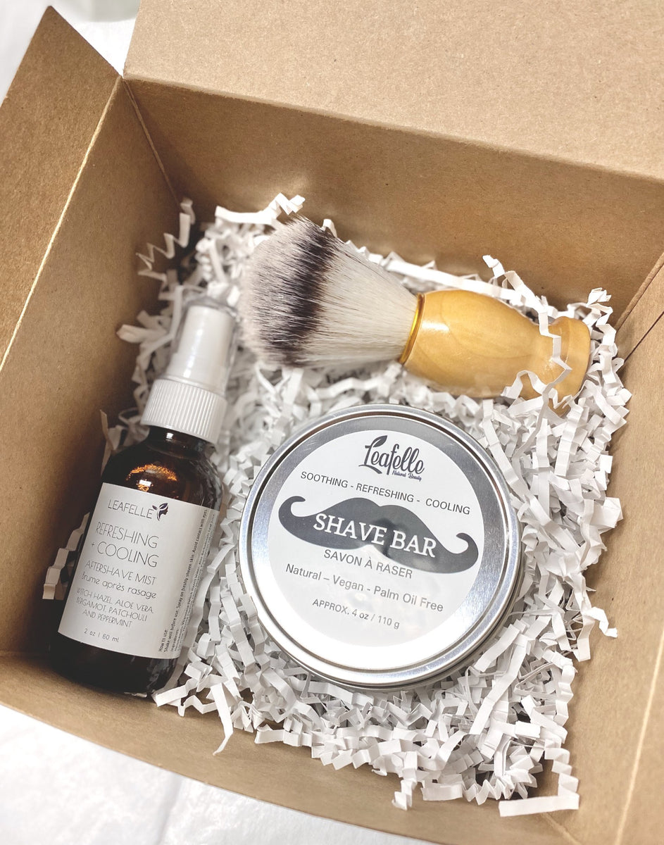 Luxurious Shave Gift Set for Him Leafelle Flowers + Gifts (formerly