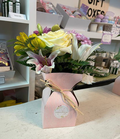 Mini Masterpiece Craft Box Vase Arrangement for your budget