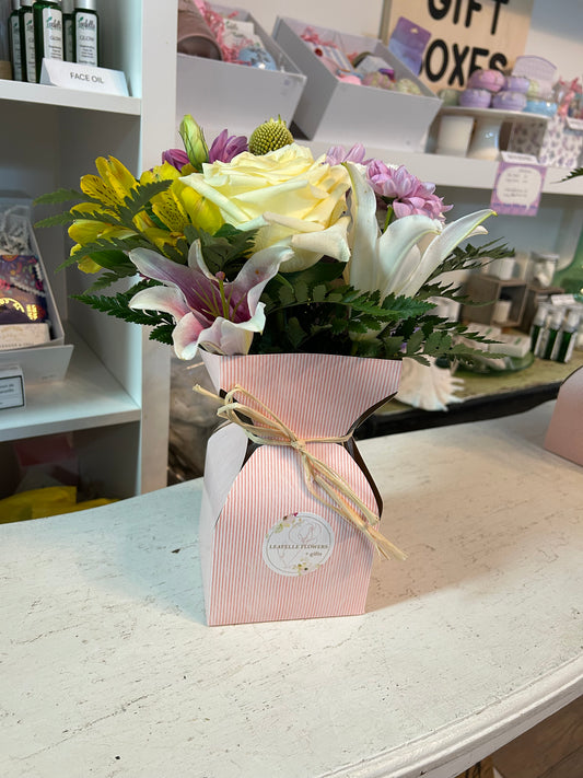 Mini Masterpiece Craft Box Vase Arrangement for your budget