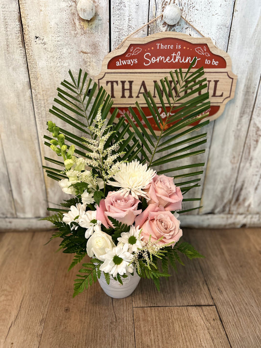 Sweet Faith Vase Arrangement