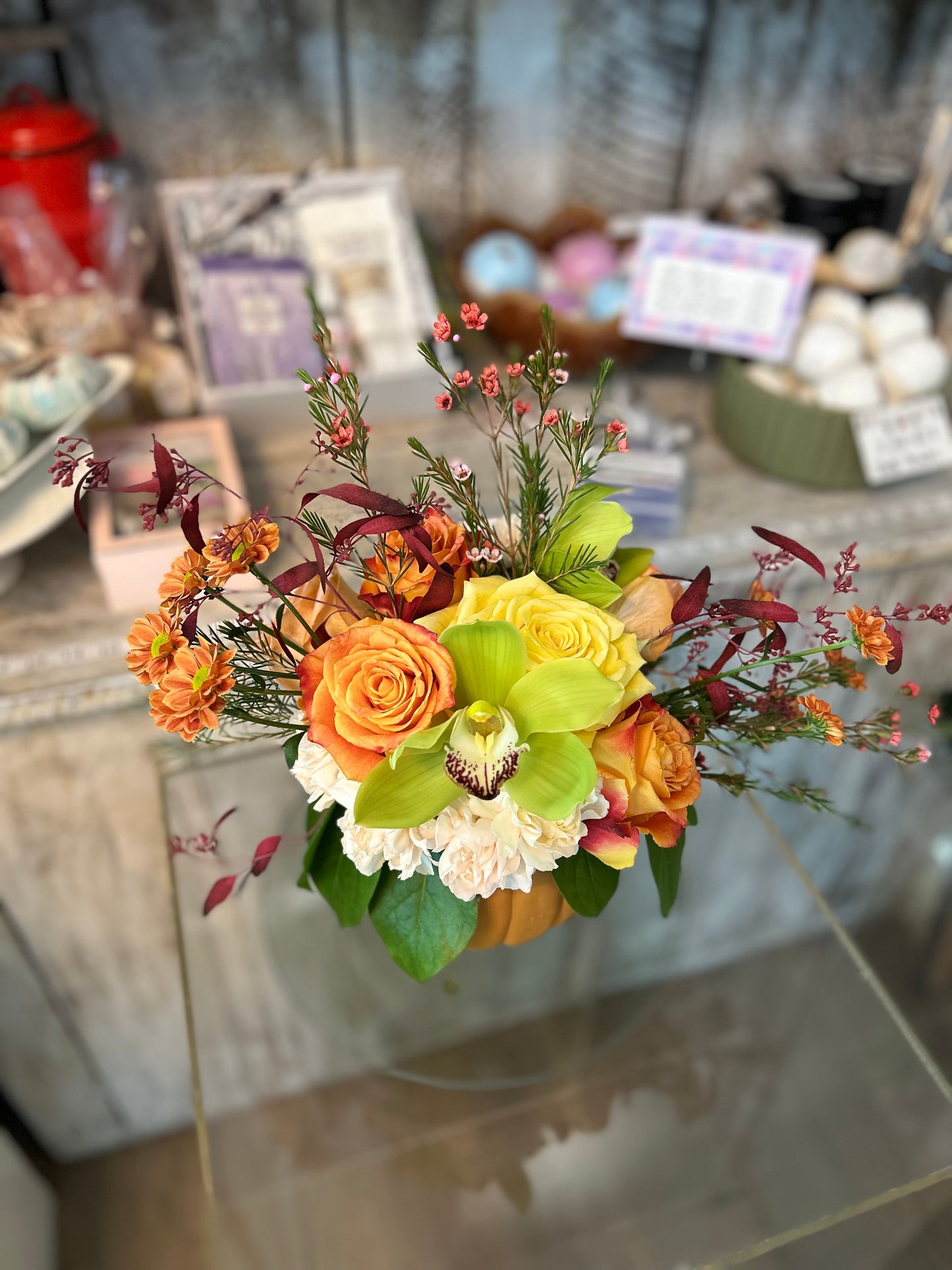 A Pumpkin Centerpiece
