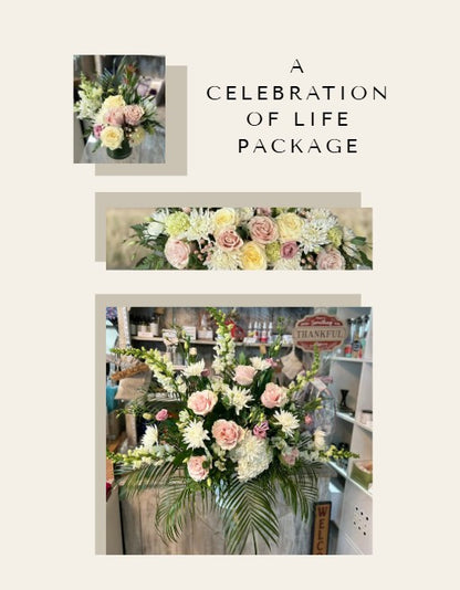 Sympathy Flowers - Celebration of Life Package